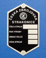 Type Shield - ČZ - B,T,C  Strakonice