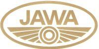 JAWA sticker - gold 100x50