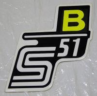Box Sticker S51 B - black / yellow
