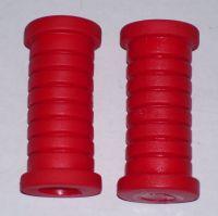 Footpeg Cover - red - Simson