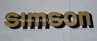 Simson Fuel Tank Sticker - gold