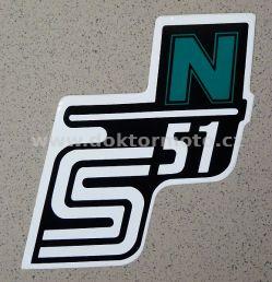 Box Sticker S51 N - black / white / green
