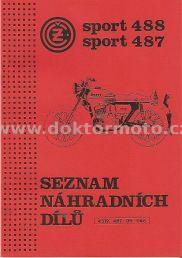 Katalog ND ČZ 125/488, 175/487 SPORT