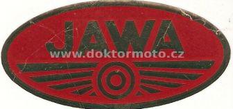 Jawa Sticker - scarlet / gold