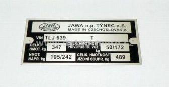 Type Shield JAWA 639 TS