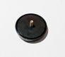Reflector round - red / black, 59mm ( UNI ) with screw