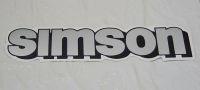 Simson Fuel Tank Sticker - silver