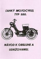 Návod k obsluze JAWA Pionýr 550