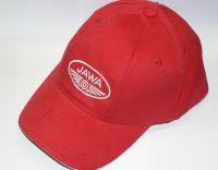 Čepice s kšiltem - logo JAWA - červená