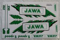 Nálepky JAWA sada - zelená, BAB 210