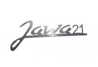 Jawa Pionýr 21 logo, stainless steel 0.5mm