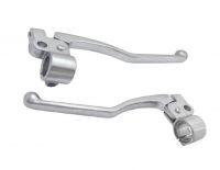Páčka řídítek - L+P s objímkou (ČZ 125 - 350), sada 2ks