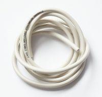 Kabel vysokonapěťový - 1m UNI bílý, silikon