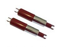 Suspension damper - rear (ČZ,JAWA Kývačka, Panelka, Trailer) TWN, set of 2 / DUELLS