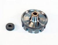 Clutch Basket + Worm Drive Shaft 65/20toothed - Simson S 52