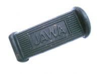 Návlečka přední stupačky - logo Jawa, JAWA 6V