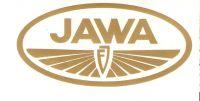 Nálepka JAWA FJ - zlatá 100x50