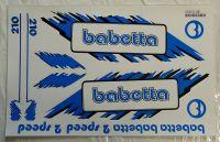 Nálepky BABETTA sada - modrá