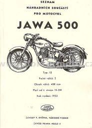 Katalog ND JAWA 500 OHC