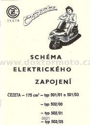 Schéma elektr., zapojení ČZ 501,502