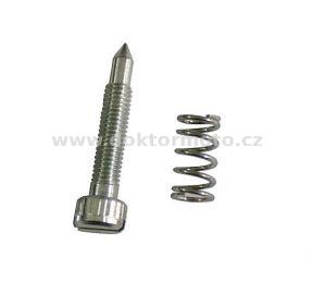 Šroub volnoběhu s pružinou - Dellorto (Babetta,Stella)