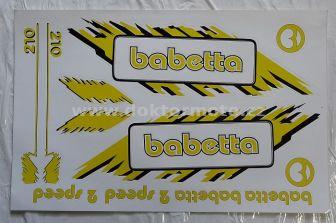 Nálepky BABETTA sada - žlutá