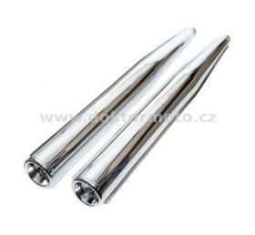 Exhausts Left+Right without extrusion (Jawa 634-639), 1020/300 mm
