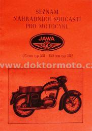 Spare Parts Catalog - Jawa Zwyschent˙p - 125/351,150/352