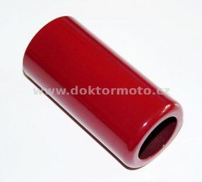 Rear shock absorber cover - upper (JAWA Kývačka, Panelka), red