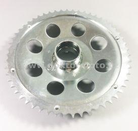 Rear sprocket - 55z / complete, JAWA Pionýr
