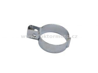 Exhaust sleeve - rear ( Stadion S11 ) original / chrome