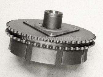 Chain Clutch Wheel - bare - two rowed - Jawa 634