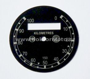 Ciferník tachometru 100 km ČZ B,T,C PAL-ČZ