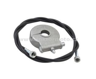 Speedometer drive gears + drive cable (JAWA Pionýr)