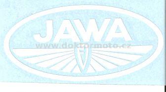 JAWA FJ Sticker - white - 100x50