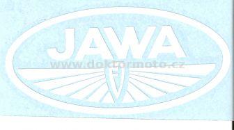 JAWA FJ Sticker - white - 100x50