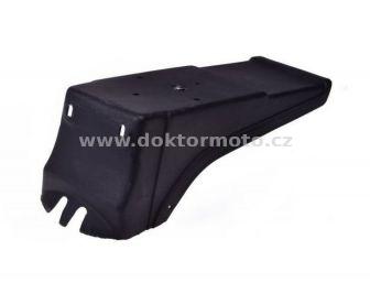 Rear fender, plastic (MZ - ETZ / Kanuni) black, matte