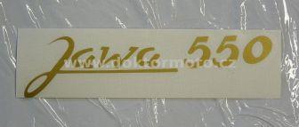 Jawa 550 Sticker - gold - Pioneer 550