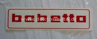 BABETTA Sticker - red - 145x37