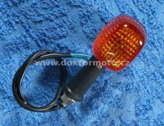 Winker - oval - orange glass
