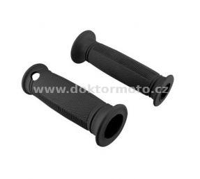 Handlebar covers black - round (Pérák FJ), set of 2 pcs