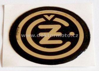ČZ Sticker - embed - black / silver