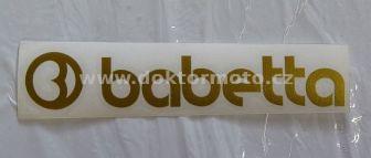 BABETTA Sticker - gold - 135x25