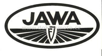 JAWA FJ Sticker - black - 100x50