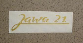 Jawa 21 Sticker - gold - Pioneer 21