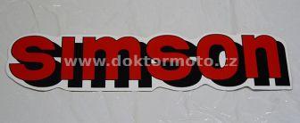 Simson Fuel Tank Sticker - red