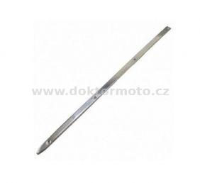 Bar under the saddle - left (ČZ 501) 655mm / stainless steel