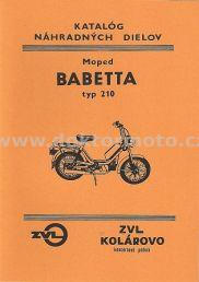 Jawa 50 Babetta Type 210 - two-speeded - Spare Parts Catalog