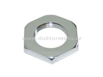 Steering nut - hexagon (JAWA Perak) chrome